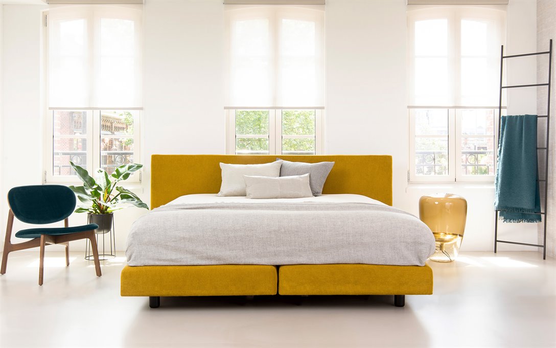 boxspring  Pollux yellow R bed habits slider